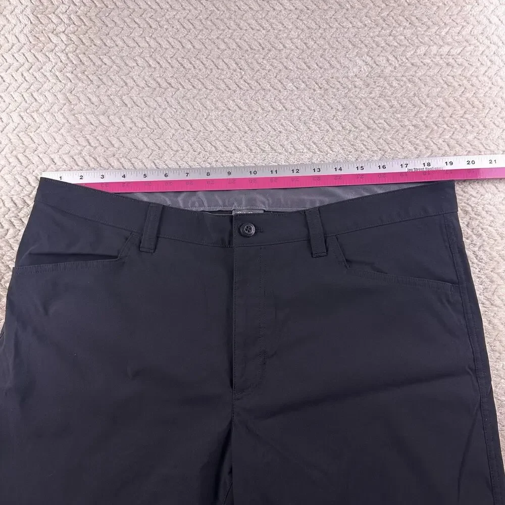 Eddie Bauer Convertible Tech Pants Shorts Men's 40 X 30 Black Lightweight Hiking